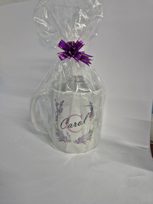 Lavender mug set